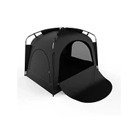 Ayamaya Sanctuary Full Size Indoor Blackout Bed Tent – Privacy Sleep Canopy with Dual Doors, Mesh Windows & iPad Holder – Easy Setup, Li