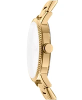 Dkny Women's Soho Maxi Gold-Tone Stainless Steel Bracelet Watch, 40mm
