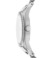 Dkny Women's Astoria Midi Glitz Stainless Steel Bracelet Watch, 33mm