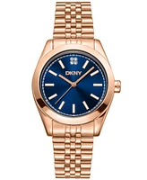 Dkny Women's Nolita Rose Gold-Tone Stainless Steel Bracelet Watch, 32mm