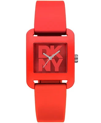 Dkny Women's City Sport Silicone Strap Watch