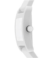 Dkny Women's City Sport White Silicone Strap Watch, 37mm
