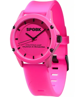 Spgbk Watches Unisex Forever Pink Silicone Strap Watch 44mm