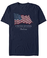 Generic Additude Men's American Flag Short Sleeve T-Shirt