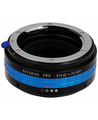 Fotodiox Mount Adapter with Aperture Control Dial for Nikon G and Dx Lens to Fujifilm X-Mount Camera