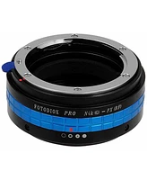 Fotodiox Mount Adapter with Aperture Control Dial for Nikon G and Dx Lens to Fujifilm X-Mount Camera