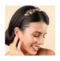 Sohi Women's Gold Plated Designer Hairband