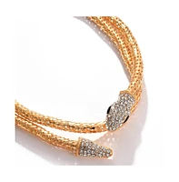Sohi Women's Snakehead Statement Necklace