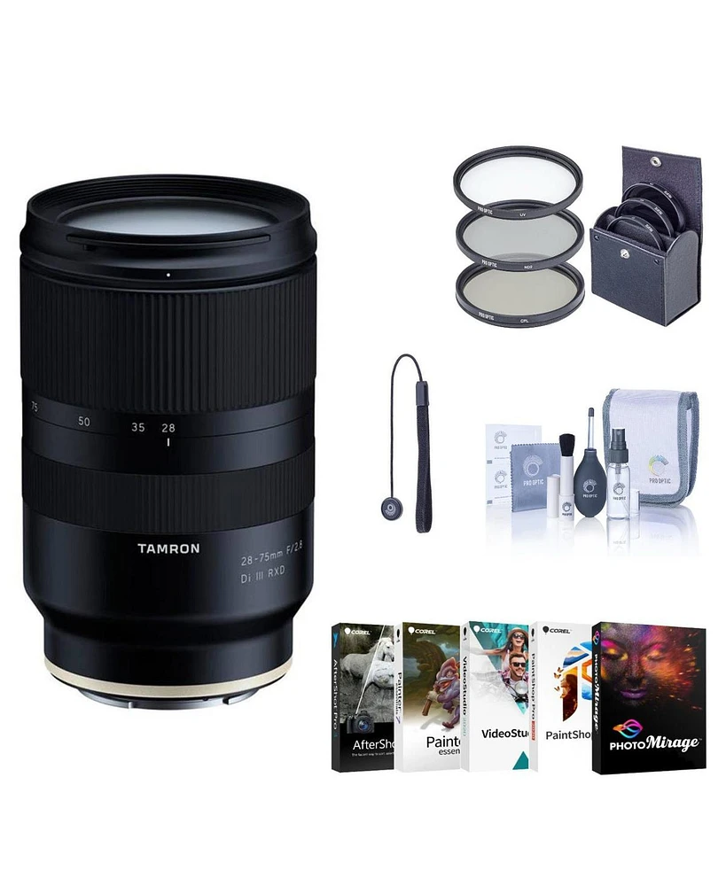 Tamron Tamron 28-75mm f/2.8 Di Iii Vxd G2 Lens for Sony E with Accessories Kit