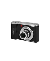 Minolta MNB5Z 56MP 5K Ultra Hd 2.8" Lcd Screen Digital Camera, Black, Bundle with Camera Case, 64GB Memory Card, Multi Card Reader