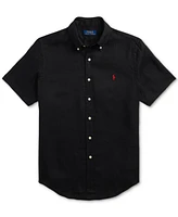 Polo Ralph Lauren Men's Short-Sleeve Linen Button-Up