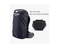 Naturehike 60L+5L Hiking Backpack – Waterproof, Lightweight Mountain Bag with Rain Cover & Shoe Compartment for Camping & Travel