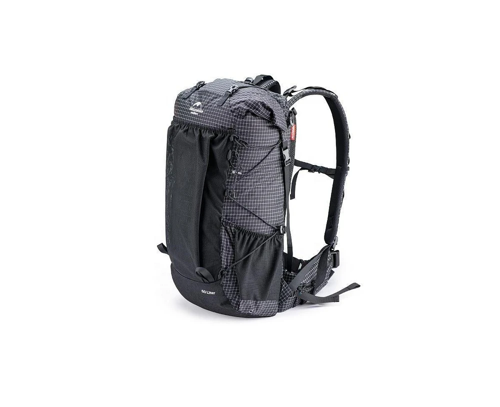Naturehike 60L+5L Hiking Backpack – Waterproof, Lightweight Mountain Bag with Rain Cover & Shoe Compartment for Camping & Travel