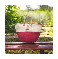 Life s Horizon Handmade Sisal Market Tote Basket