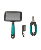 Country Living All-in-One 3-Piece Dog Grooming Kit for a Healthy and Well-Groomed Pet