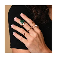 Sohi Women's Minimal Multi-Layer Ring