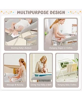 Costway Baby Diaper Changing Table Folding Newborn Nursery Organizer