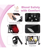 Costway Baby 2 1 Foldable Stroller Travel Newborn