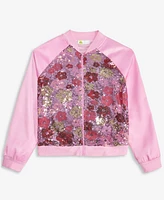 Epic Threads Little & Big Girls Sequined Bomber Jacket, Exclusively at Macy's