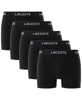 Lacoste Men's 5-Pack Regular-Fit Stretch Logo Band Boxer Briefs