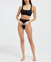 Good American Women's Always Fits Bralette Bikini Top
