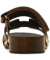 Steve Madden Women's Canal Wooden Platform Slide Sandals