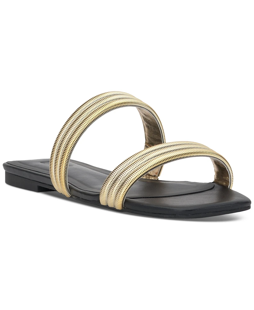 I.n.c. International Concepts Women's Panima Two-Band Flat Sandals, Exclusively at Macy's