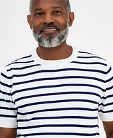 Club Room Men's Short-Sleeve Bengal Striped Cotton Sweater T-Shirt, Exclusively at Macy's