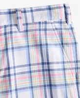 Club Room Men's Tonno Cotton Plaid Madras Shorts, Exclusively at Macy's