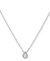 Diamond Tear-Shape 18" Pendant Necklace (1/3 ct. t.w.) 14k White or Yellow Gold