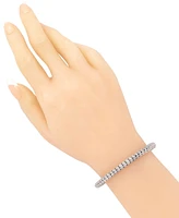 Devata Bali Dragon Bone Cuff Bracelet in Sterling Silver, Medium