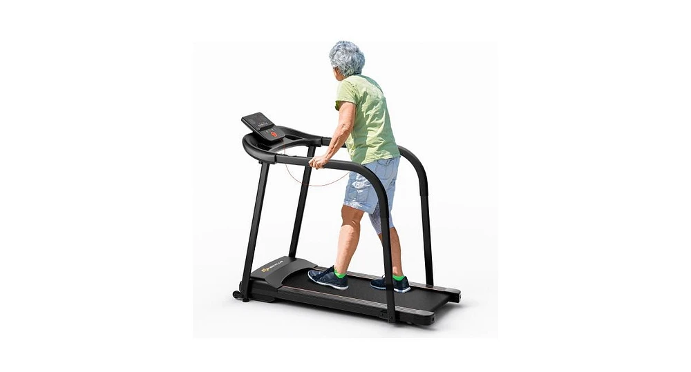 2.5 Hp Walking Treadmill with Long Handrails for Seniors