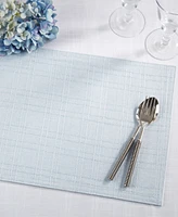 Saro Lifestyle Classic Stitched Plaid Placemats, 13" x 19"