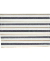 Saro Lifestyle Modern Striped Placemats, 13" x 19"
