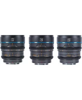 Sirui Sirui Night Walker T1.2 S35 Cine 3-Lens Set for Micro Four Thirds-Mount, Gunmetal Gray