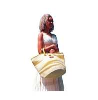 Life Art Handmade Sisal Basket Tote Bag