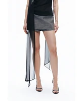Nocturne Women's Low Waist Mini Skort