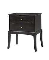 Soph 28"Tall 2-Drawer Nightstand