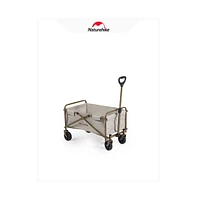 Naturehike Garden Trolley Handcart Foldable Wagon, Foldable Utility Cart Handcart with Adjustable Handle Trolley for Camping Garden Sports Shopping