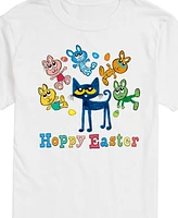 Airwaves Men's Pete the Cat Hoppy Easter Short Sleeve T-Shirt