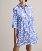 UNTUCKit Women's Stretch Cotton Demi Shirtdress