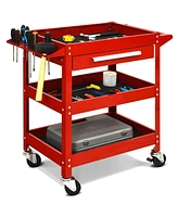 Rolling Tool Cart Mechanic Cabinet Storage ToolBox Organizer with Drawer