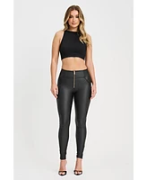 Freddy Women's Wr.up Faux Leather High Waist Pants