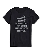 Airwaves Men's Father's That's What I Do Fix Things Short Sleeve T-Shirt