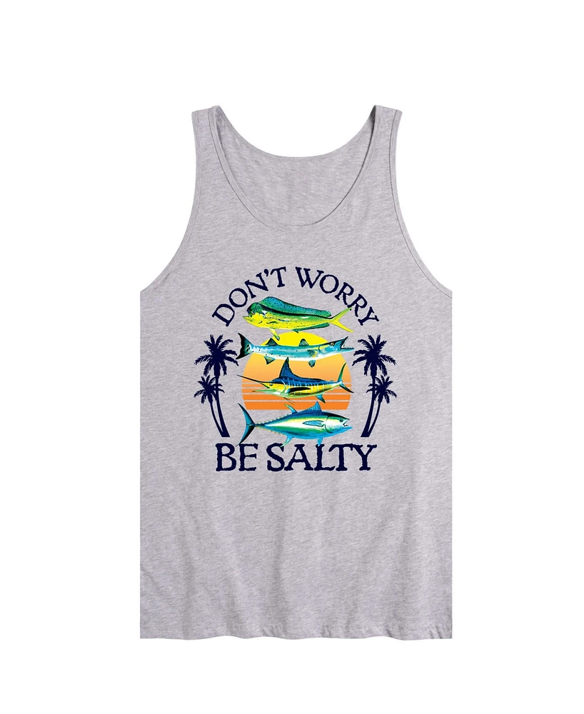 Airwaves Men's Don't Worry Be Salty Sleeveless Tank Top
