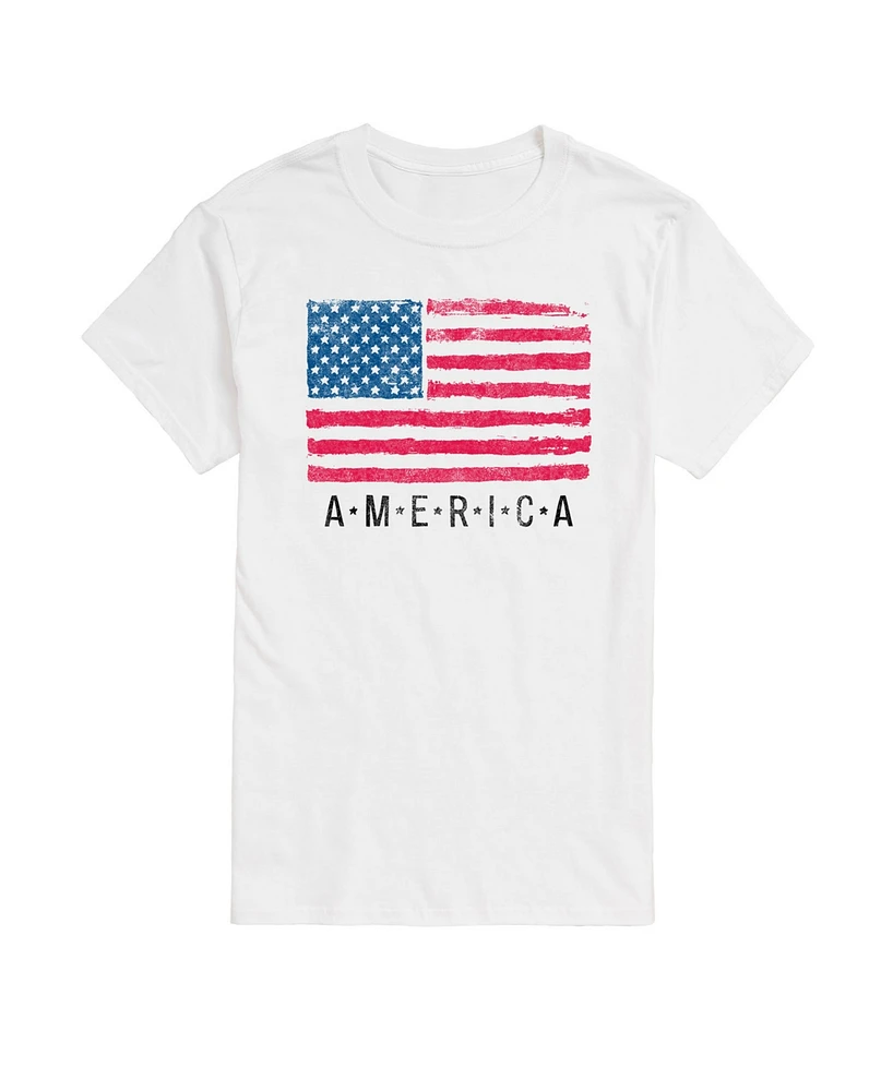 Airwaves Men's American Flag Short Sleeve T-Shirt