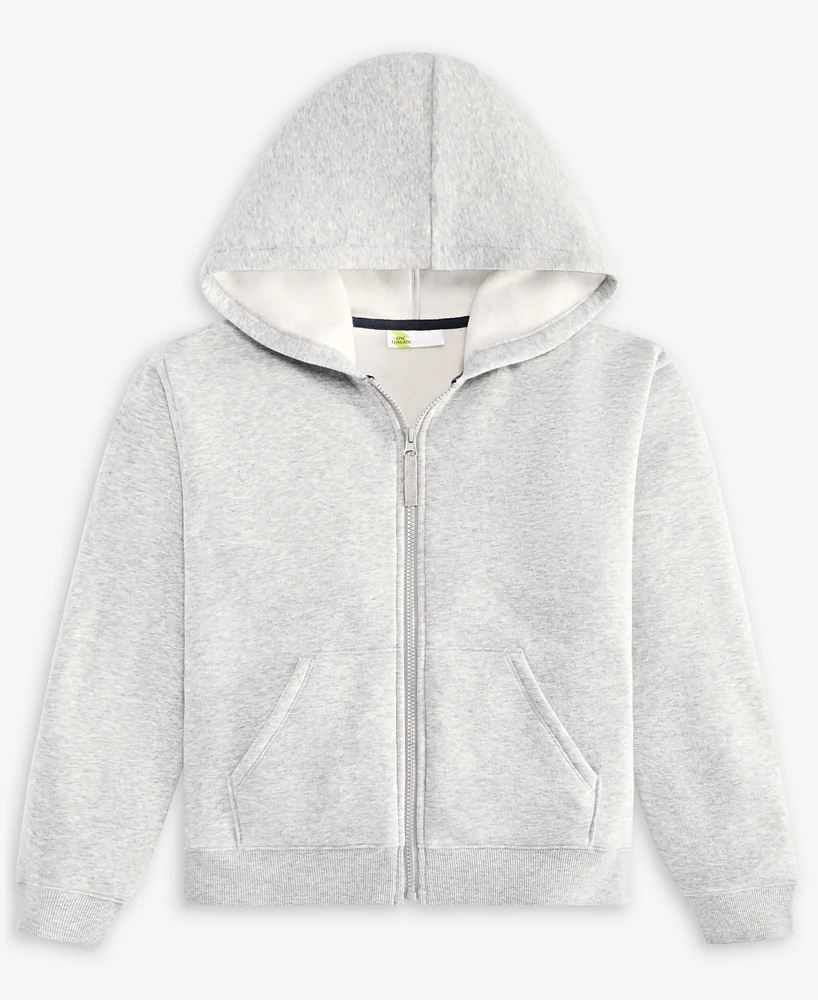 Epic Threads Big Boys Heather Fleece Zip-Up Hoodie, Exclusively at Macy's