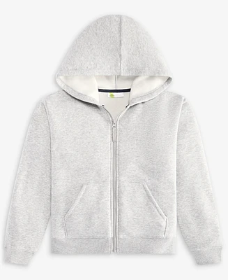 Epic Threads Big Boys Heather Fleece Zip-Up Hoodie, Exclusively at Macy's