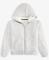Epic Threads Big Boys Heather Fleece Zip-Up Hoodie, Exclusively at Macy's