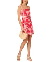 Adrianna by Papell Women's Palm-Print Shift Dress